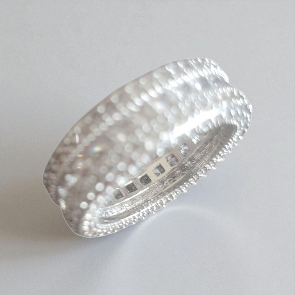 Silver And Crystal Women's Ring